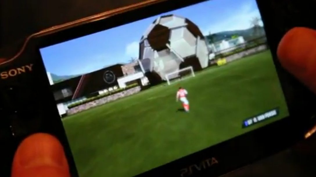 FIFA su PS Vita in azione