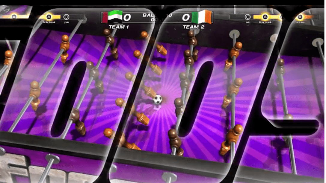 Foosball 2012: Cross-Platform Gameplay