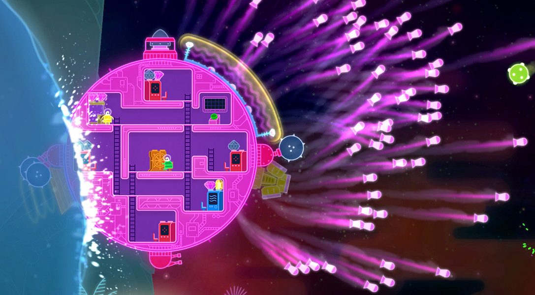Il gioco in cooperativa locale Lovers in a Dangerous Spacetime arriva a febbraio su PS4