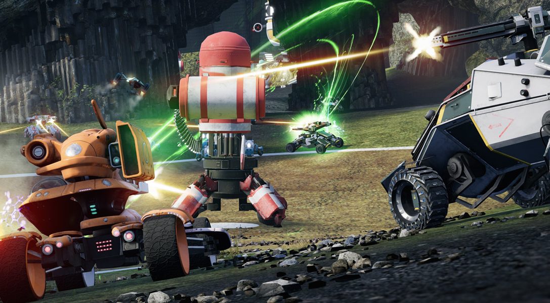 Gli autori di Blur e Geometry Wars ritornano con il combattimento multigiocatore nei veicoli di Switchblade su PS4