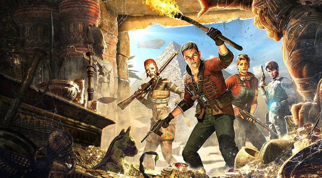 Assorbite anime per lanciare incantesimi e raccogliete tesori per ottenere potenziamenti nello sparatutto co-op per PS4 Strange Brigade