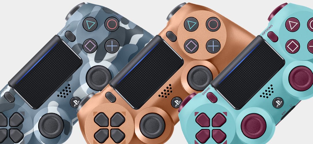 Sono stati presentati tre nuovi controller wireless DUALSHOCK 4 in Special Edition