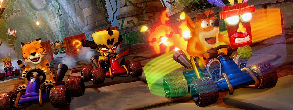 Al volante di Crash Team Racing: Nitro-Fueled