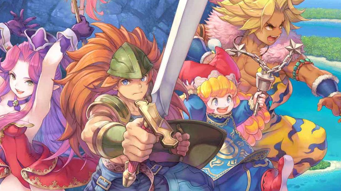 Uno sguardo da vicino a uno dei boss di Trials of Mana