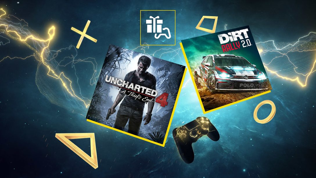 Uncharted 4: Fine di un ladro e DIRT Rally 2.0 sono i tuoi giochi PlayStation Plus di aprile