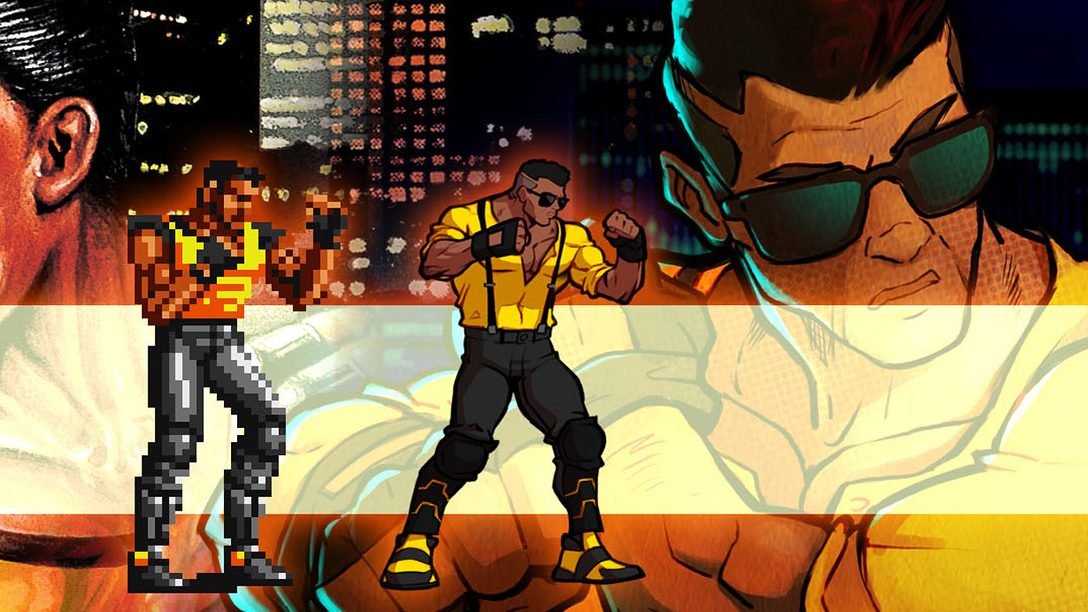 Ecco come gli iconici personaggi di Streets of Rage sono stati ripensati per il sequel su PS4