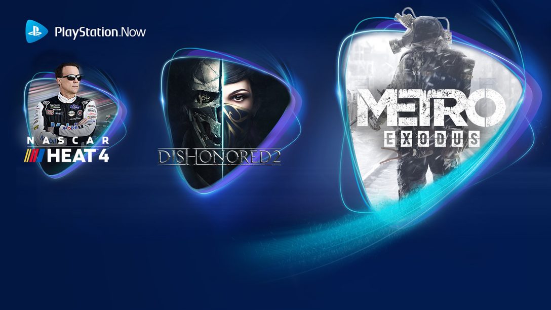Metro Exodus, Dishonored 2 e NASCAR 4 arrivano su PS Now a giugno