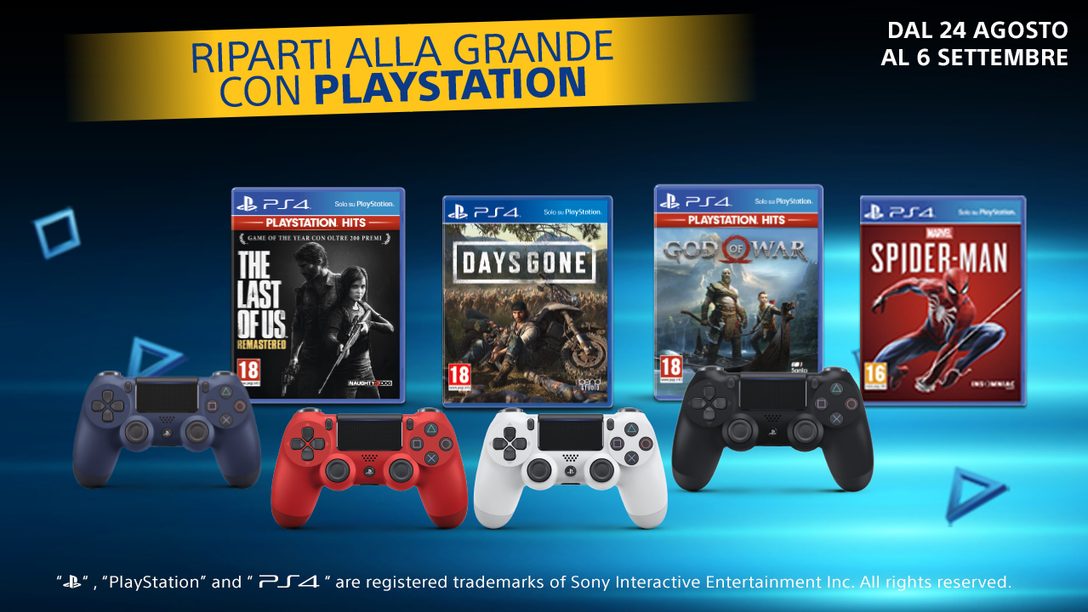 RIPARTI ALLA GRANDE CON PLAYSTATION!