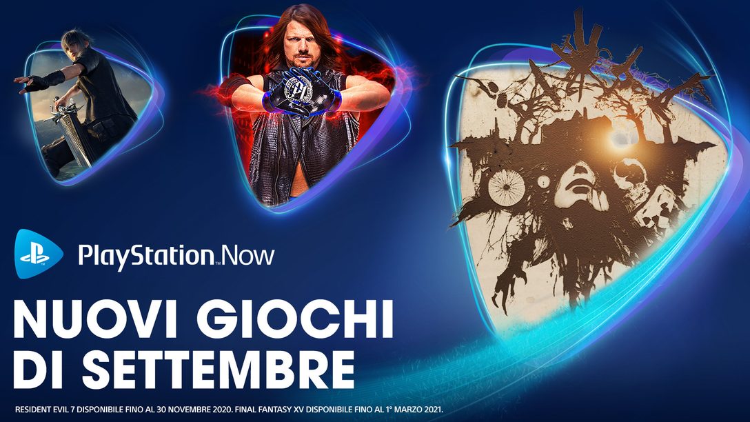 Resident Evil 7 e Final Fantasy XV si aggiungono alla selezione di titoli PS Now di settembre