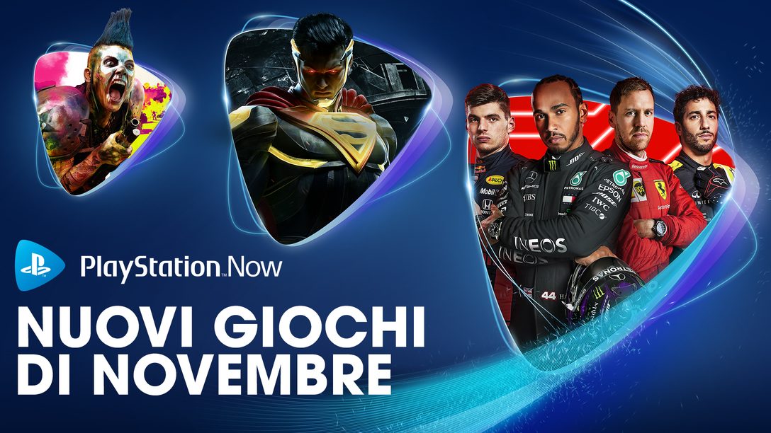F1 2020 ,Injustice 2 e Rage 2 e sono i tuoi giochi PS Now di novembre