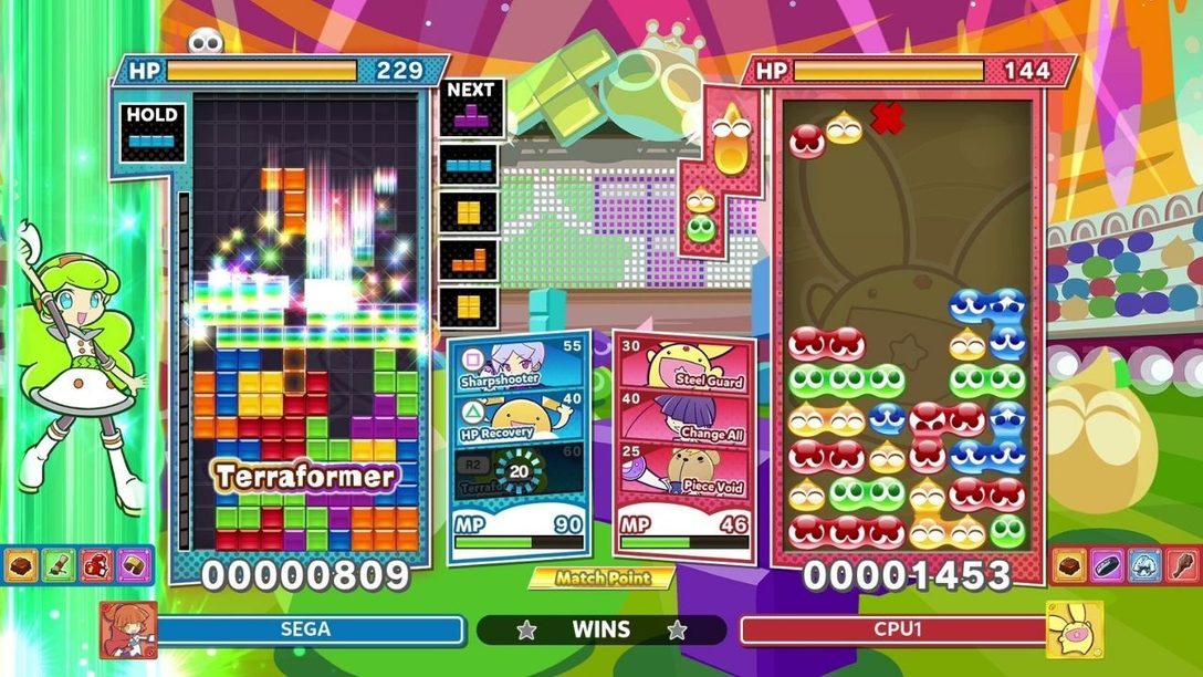 Immergiti nella modalità Battaglia tecnica di Puyo Puyo Tetris 2