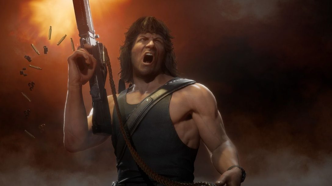 Rain, Mileena e Rambo in Mortal Kombat 11 Ultimate