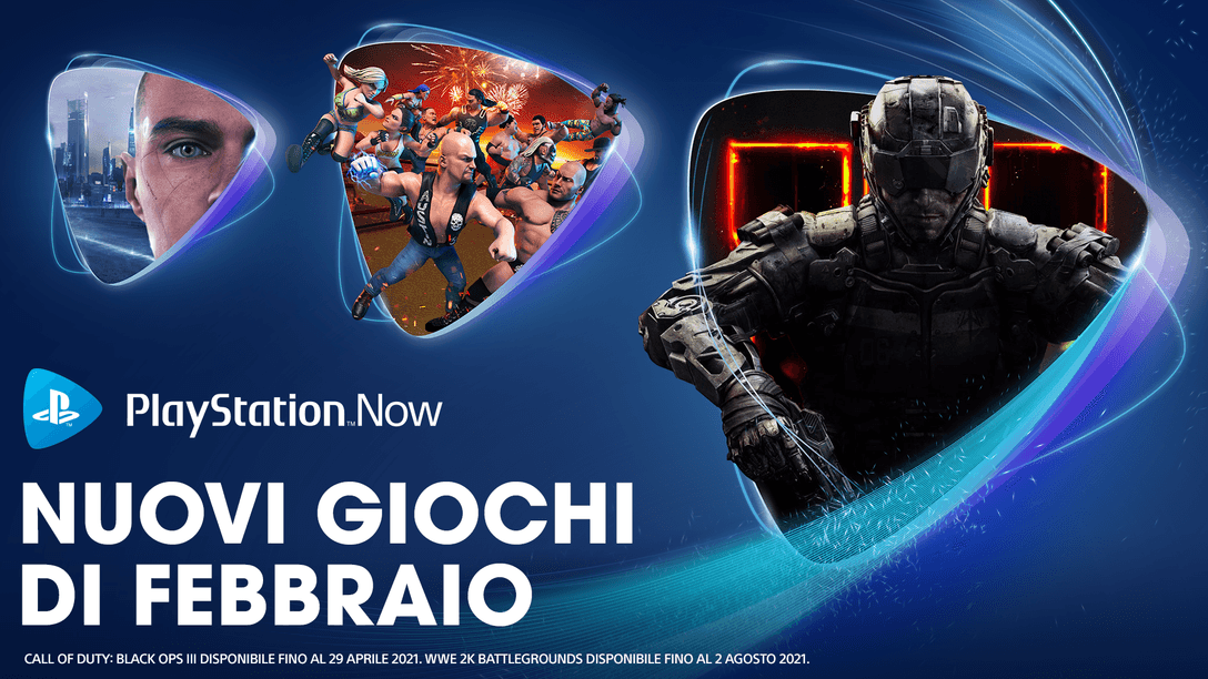 Call of Duty: Black Ops III, Detroit: Become Human e WWE 2K Battlegrounds fra i giochi disponibili nella selezione di febbraio di PlayStation Now