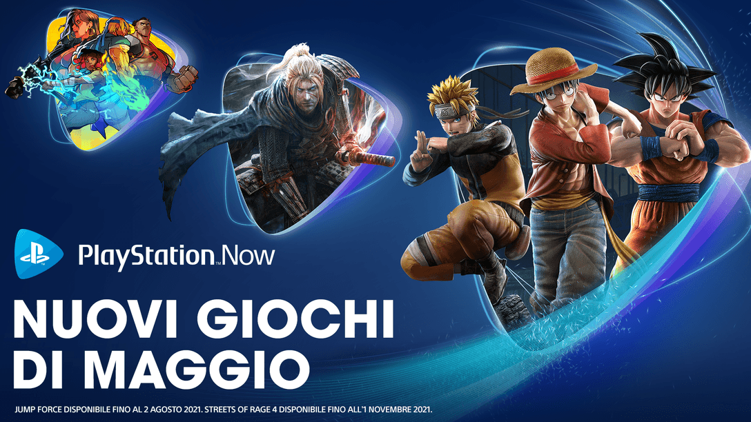 Giochi PlayStation Now di maggio: Jump Force, Nioh e Streets of Rage 4