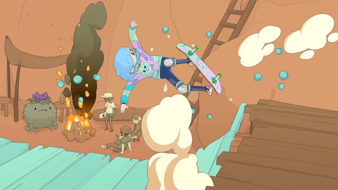 OlliOlli World: mostrato il nuovo bioma Burntrock, confermati i 120 fps su PS5