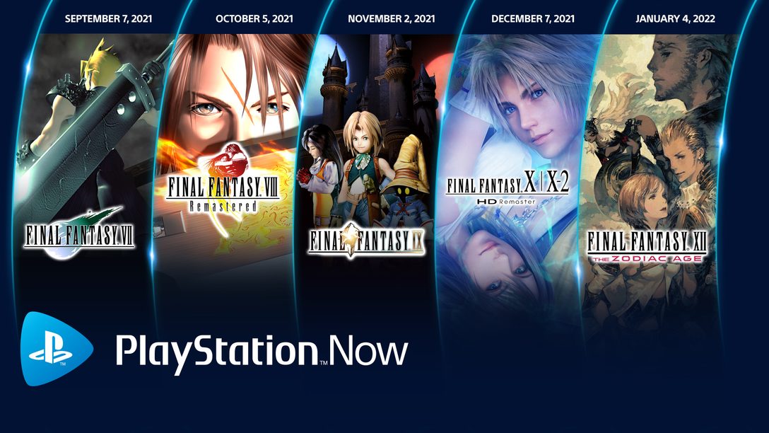 Cinque giochi Final Fantasy in arrivo su PlayStation Now a partire da questo mese