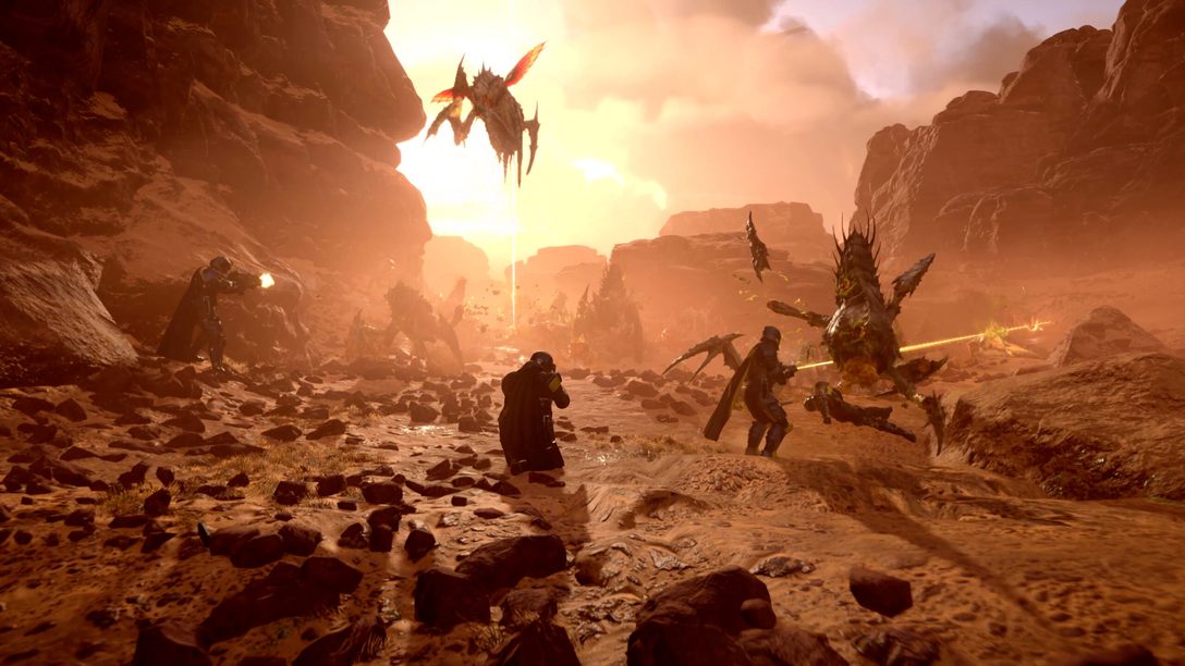 Primi dettagli su multigiocatore cooperativo e gameplay di combattimento di Helldivers 2