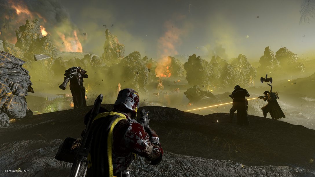 Provate in anteprima di Helldivers 2: Co-op caotico e potenti stratagemmi