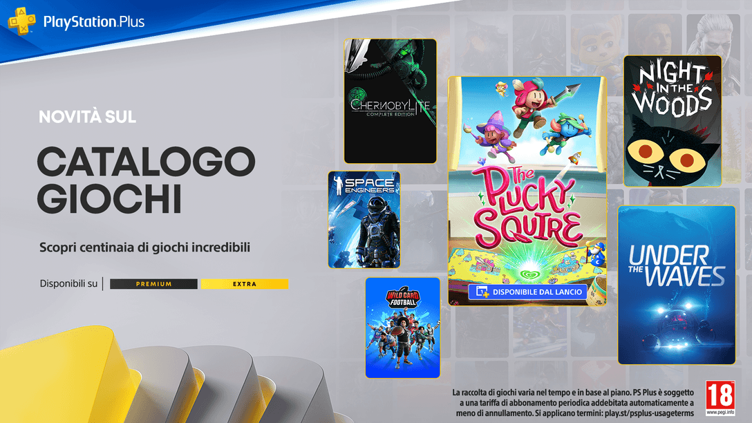 Catalogo giochi PlayStation Plus di settembre: The Plucky Squire, Night in the Woods, Under The Waves e molto altro ancora