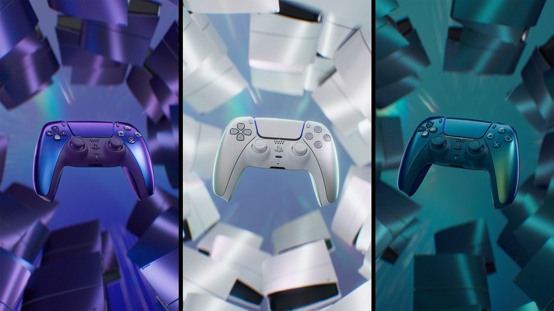 Un primo sguardo alla Chroma Collection, la nuovissima gamma di accessori iridescenti per PS5 disponibile per il pre-ordine il 3 ottobre