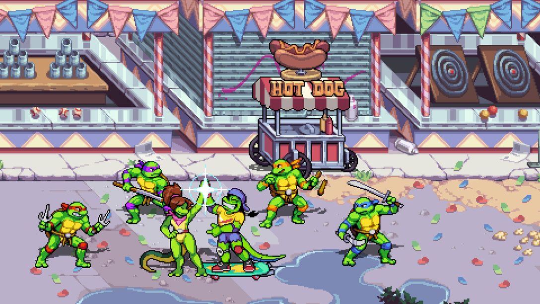 Il DLC Radical Reptiles striscia su TMNT: Shredder’s Revenge