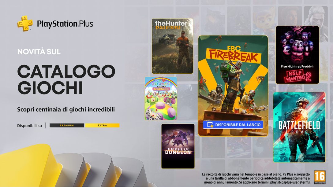 Catalogo dei giochi PlayStation Plus di giugno: FBC: Firebreak, Battlefield 2042, Five Nights at Freddy’s: Help Wanted 2 e altro ancora