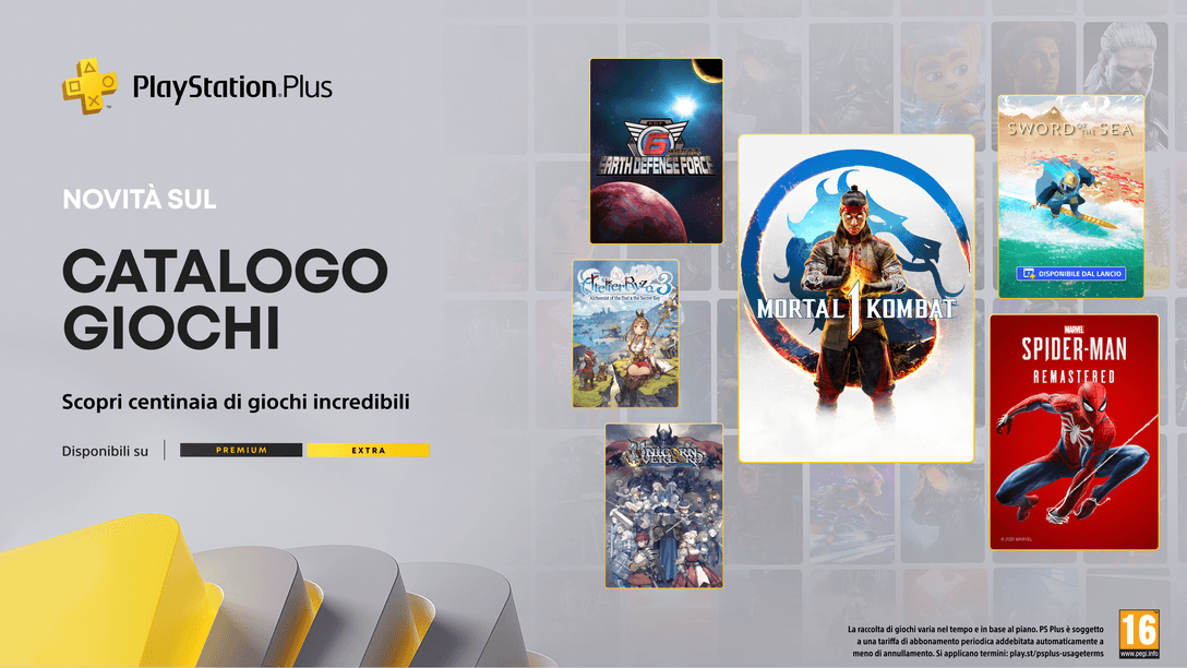 Catalogo dei giochi PlayStation Plus di agosto: Mortal Kombat 1, Marvel’s Spider-Man, Sword of the Sea, Earth Defense Force 6 e non solo