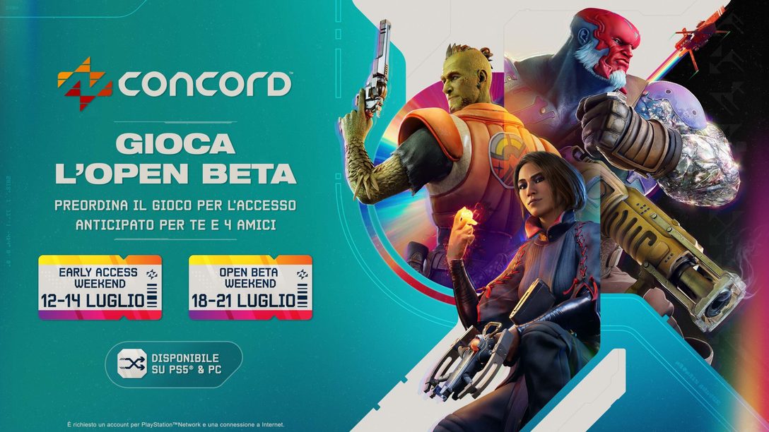 Annunciate le date della beta di Concord, beta con accesso anticipato il 12 luglio