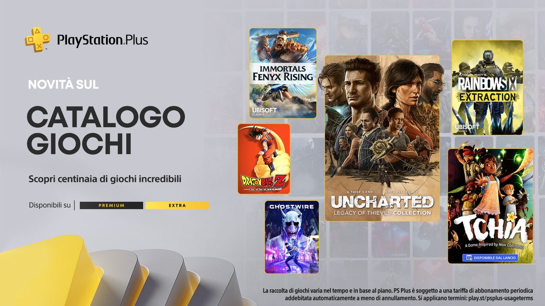 Rivelate le novità di marzo nel catalogo dei giochi PlayStation Plus 