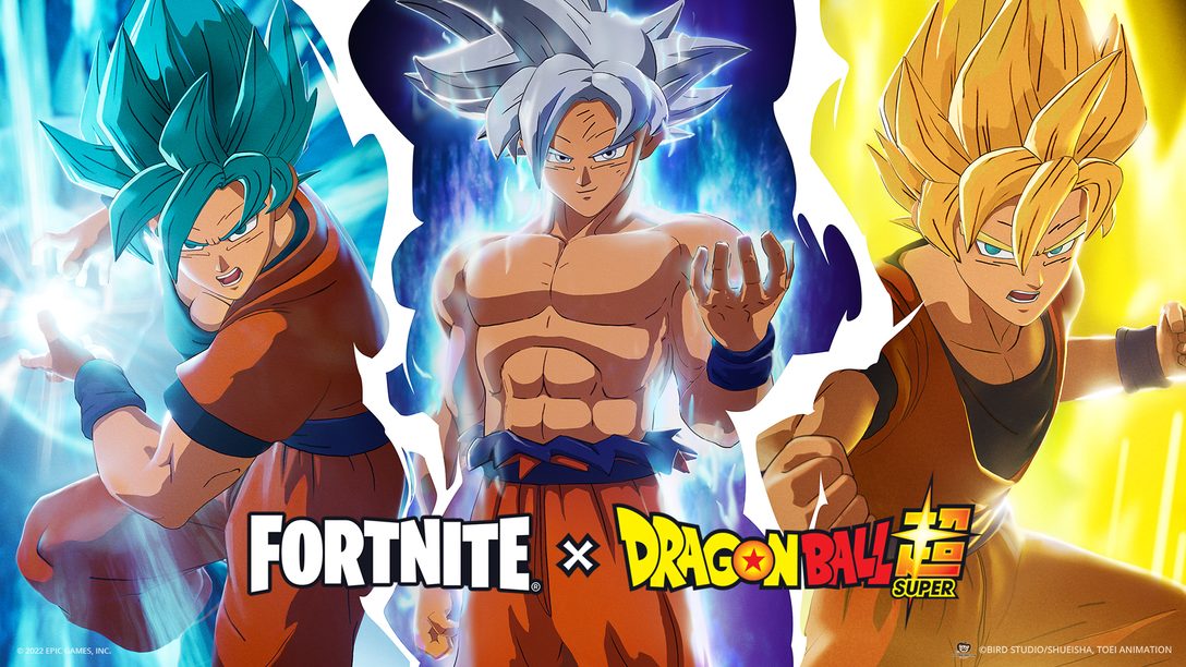 Goku scatena la potenza in Fortnite x Dragon Ball