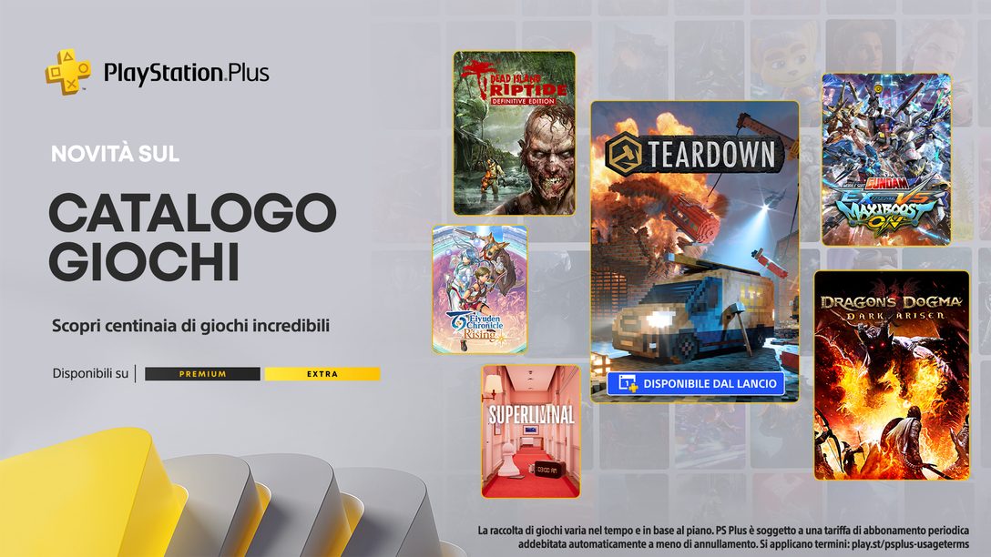 Catalogo Giochi PlayStation Plus di novembre: Teardown, Dragon's Dogma:  Dark Arisen e altro ancora – Il Blog Italiano di PlayStation