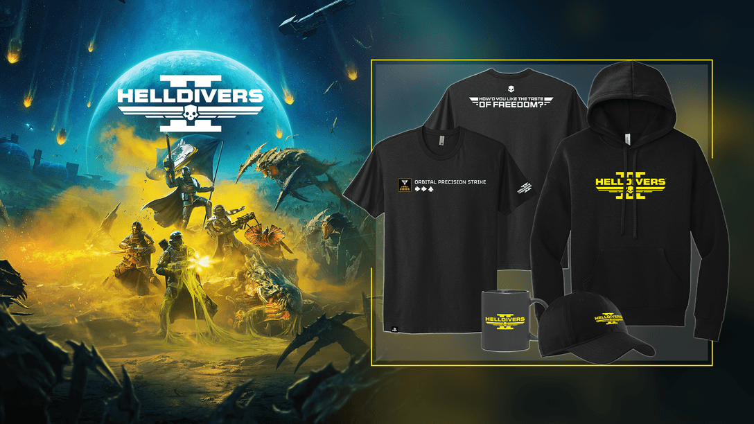 Helldivers 2: nuovi articoli ufficiali, disponibili oggi stesso presso PlayStation Gear e rivenditori selezionati