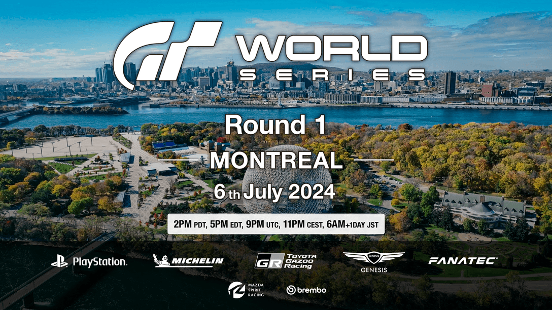 Il round 1 del campionato Gran Turismo World Series 2024 si svolgerà sabato 6 luglio a Montréal  